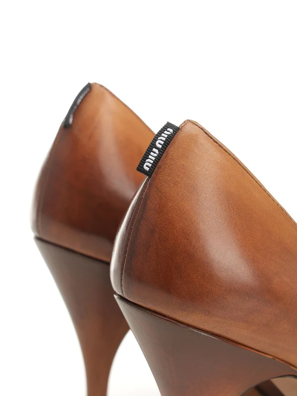 Miu Miu Brown Pumps Heels - Image 6