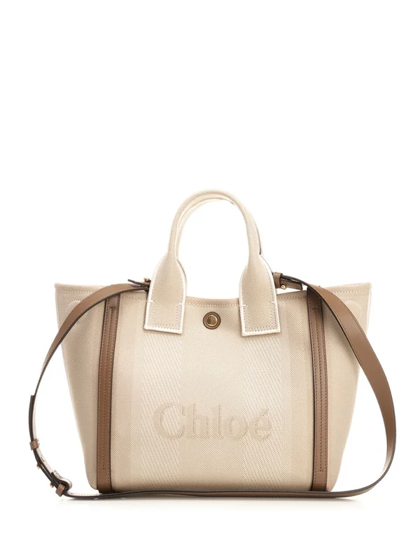 Chloe Beige Tote Bags - Image 3
