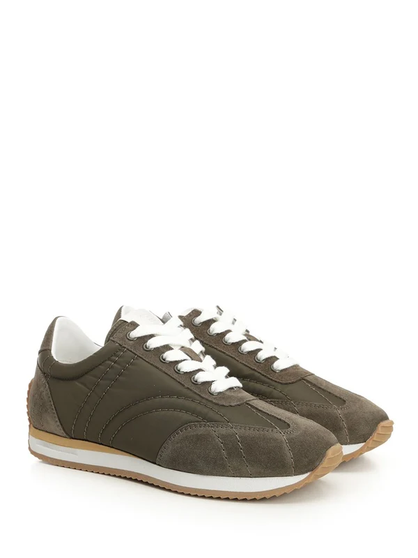 Toteme Green Low Top Sneakers - Image 2