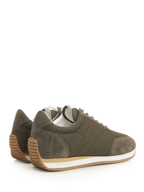 Toteme Green Low Top Sneakers - Image 3