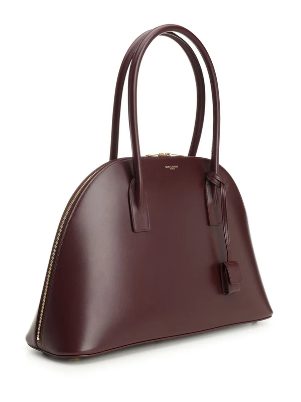Saint Laurent Burgundy Tote Bags - Image 2