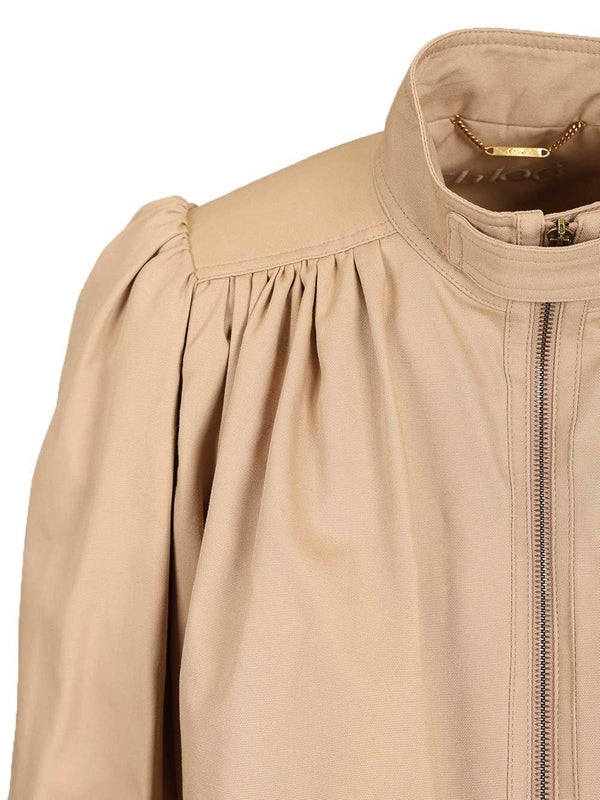 Chloe Beige Jackets - Image 6