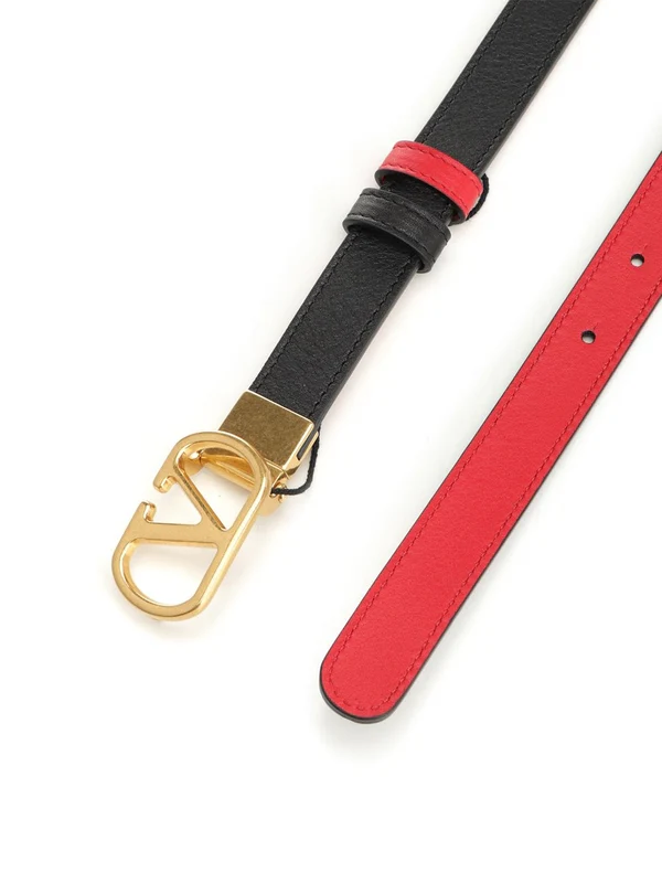 Valentino Black Leather Belts - Image 2