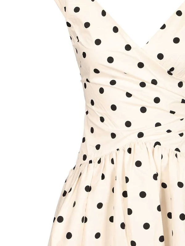 Self-Portrait Ivory Midi Dress - Image 4