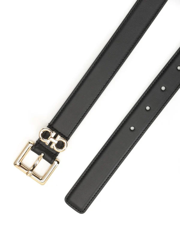 Ferragamo Black Leather Belts - Image 2