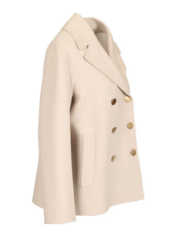 S Max Mara Beige Tailored Jackets - Image 3