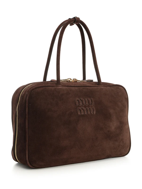Miu Miu Brown Tote Bags - Image 2