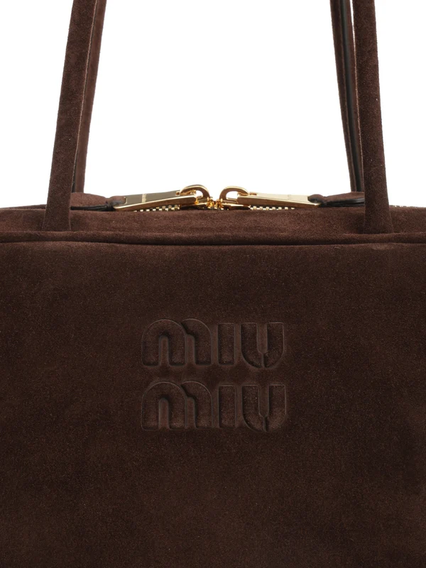 Miu Miu Brown Tote Bags - Image 5