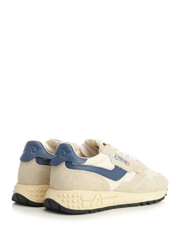 Autry Beige Low Top Sneakers - Image 3