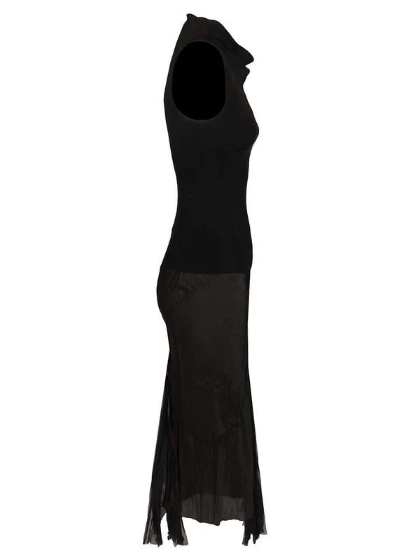 Rick Owens Black Long Dress - Image 3