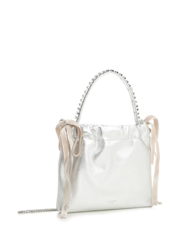 Jimmy Choo Silver Tote Bags - Image 2