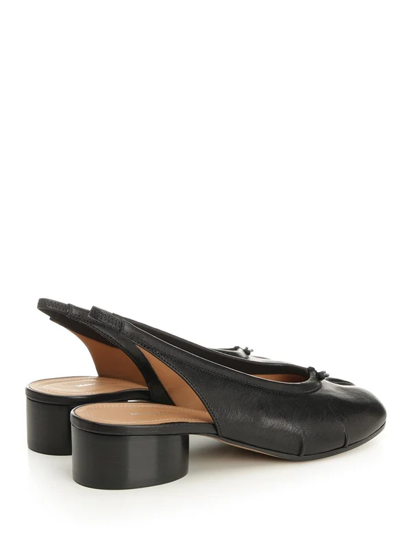 Maison Margiela Black Slingback Heels - Image 3