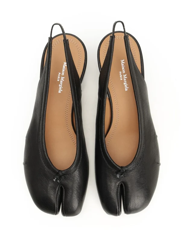 Maison Margiela Black Slingback Heels - Image 5