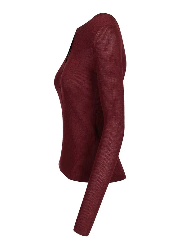 Chloe Burgundy Long Sleeve - Image 3