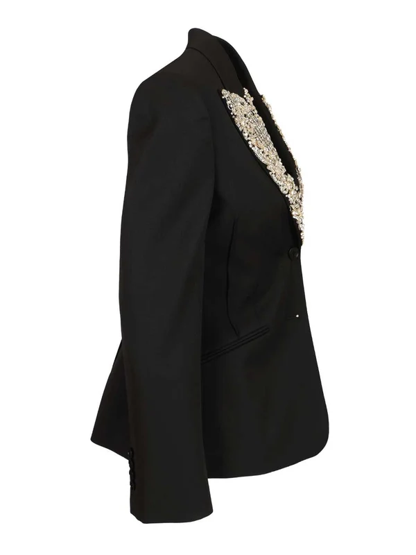 Alexander Mcqueen Black Tailored Jackets - Image 3
