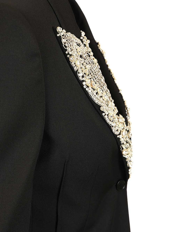 Alexander Mcqueen Black Tailored Jackets - Image 5