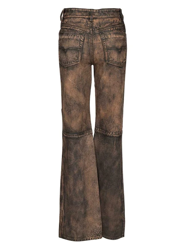 Diesel Brown Denim Pants - Image 2