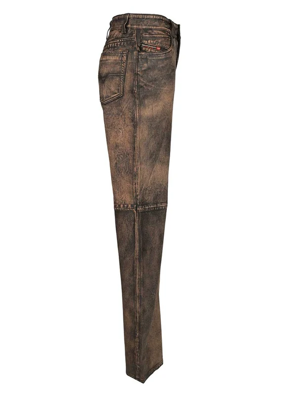 Diesel Brown Denim Pants - Image 3