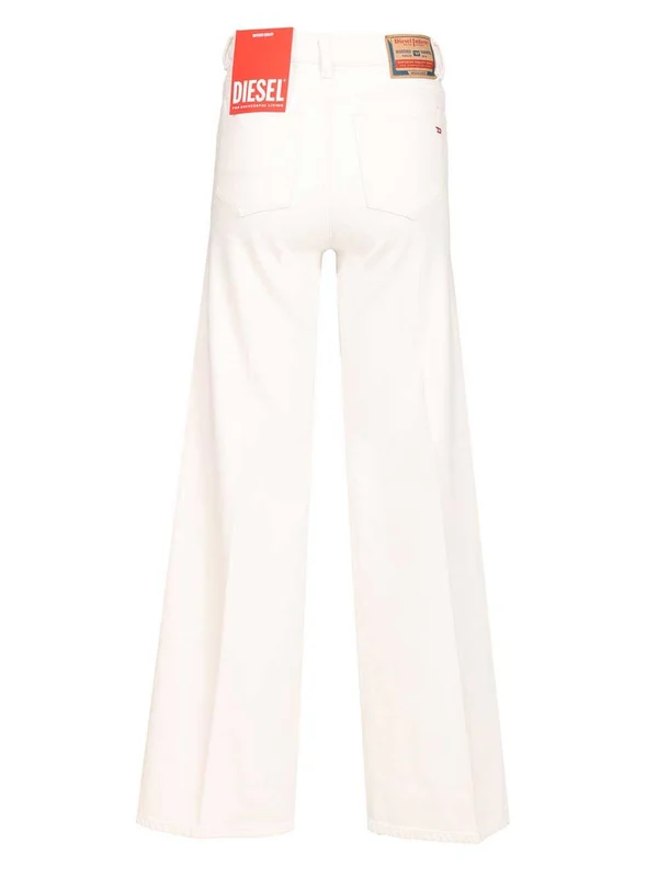 Diesel White Denim Pants - Image 2