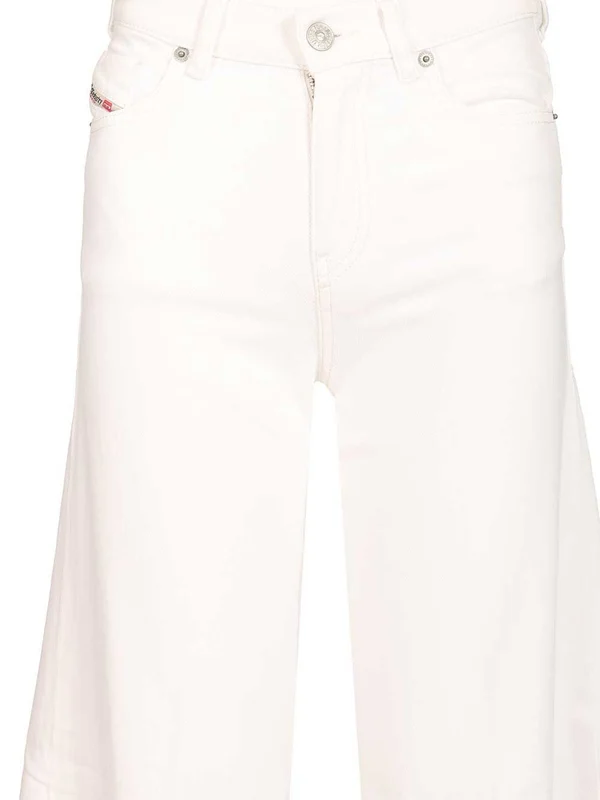 Diesel White Denim Pants - Image 4