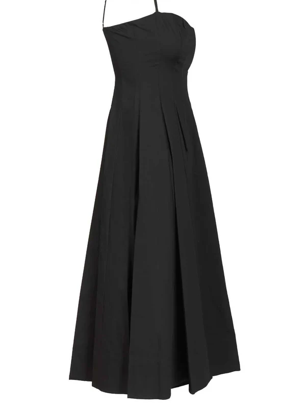 Staud Black Midi Dress - Image 3