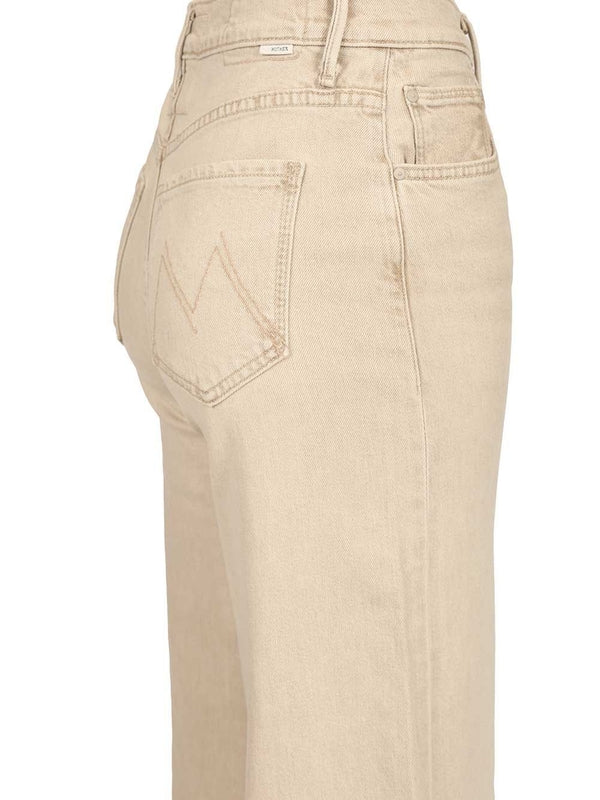 Mother Beige Denim Pants - Image 3
