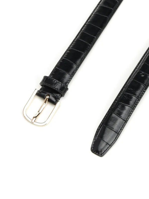 Toteme Black Leather Belts - Image 2