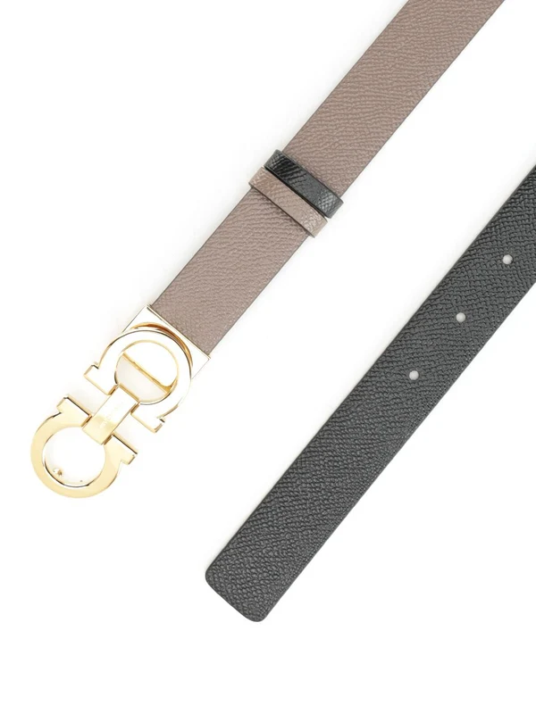 Ferragamo Grey Leather Belts - Image 2