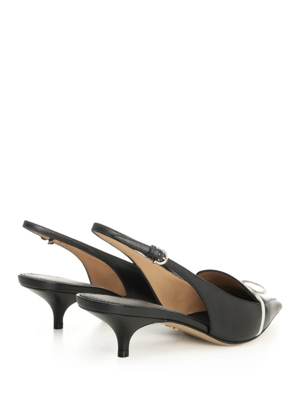 Ferragamo Black Slingback Heels - Image 3