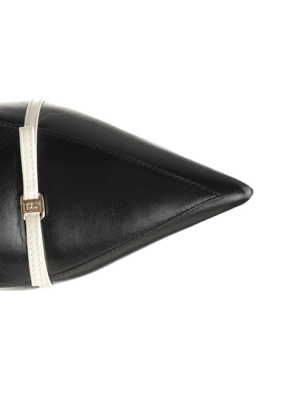 Ferragamo Black Slingback Heels - Image 4