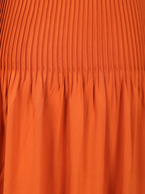Toteme Orange Long Dress - Image 6