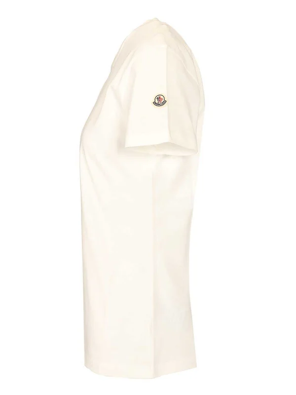Moncler White Half Sleeve - Image 3