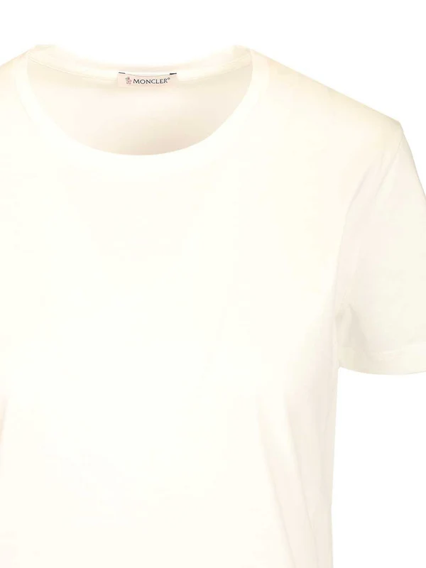 Moncler White Half Sleeve - Image 4
