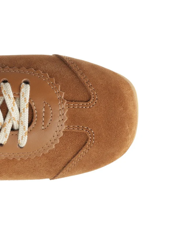 Dries Van Noten Brown Low Top Sneakers - Image 4