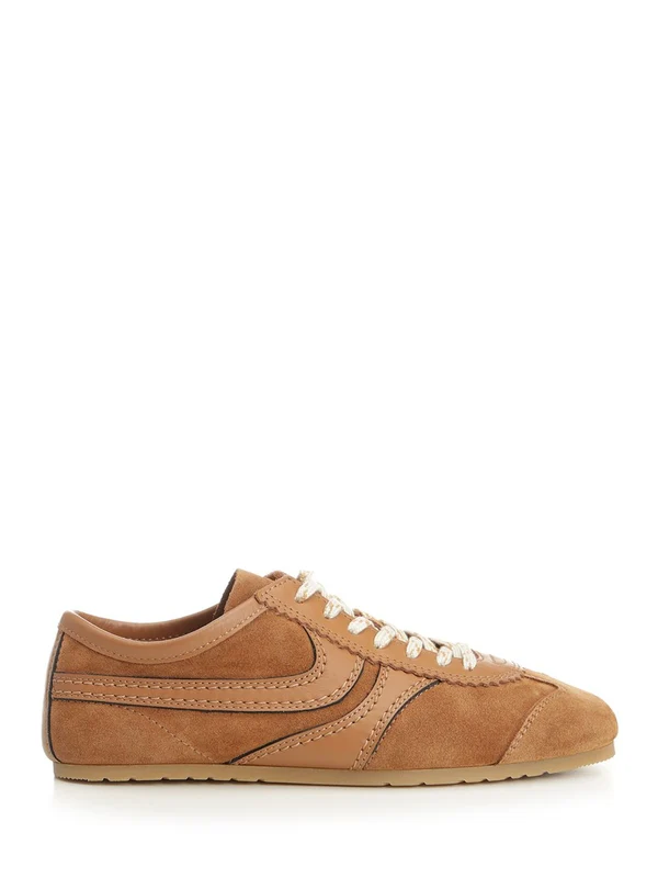 Dries Van Noten Brown Low Top Sneakers - Image 6
