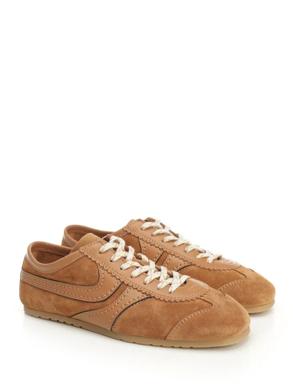 Dries Van Noten Brown Low Top Sneakers - Image 7