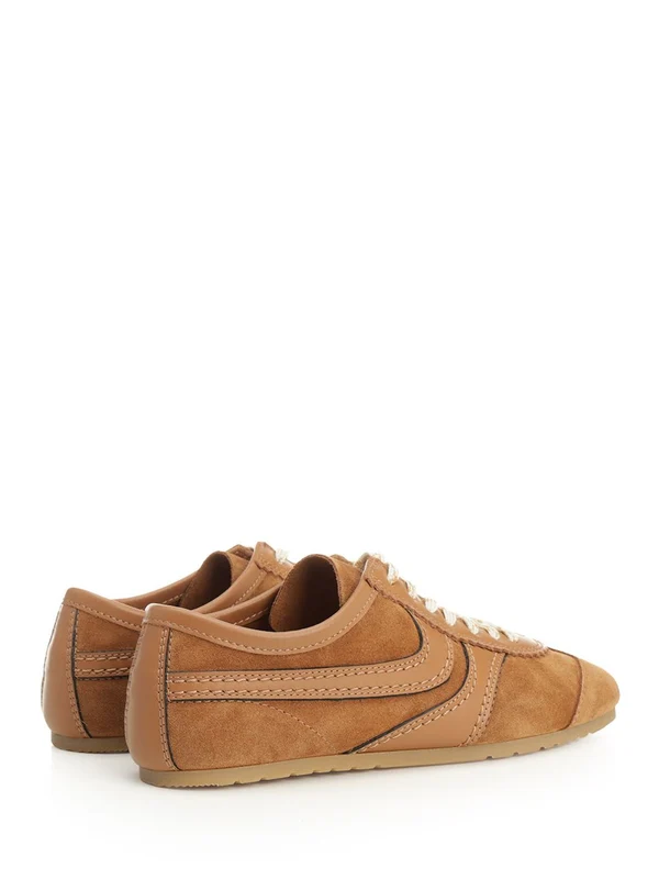 Dries Van Noten Brown Low Top Sneakers - Image 8