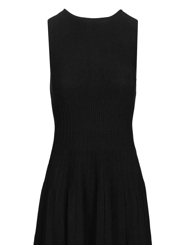 Staud Black Midi Dress - Image 4