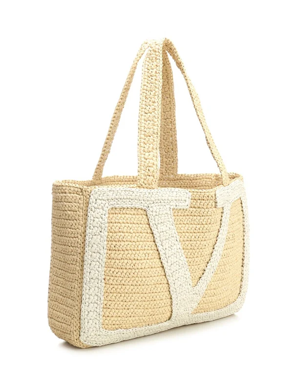 Valentino Beige Tote Bags - Image 2