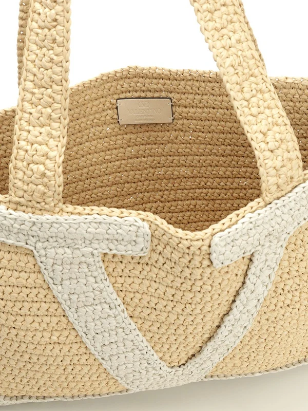 Valentino Beige Tote Bags - Image 4