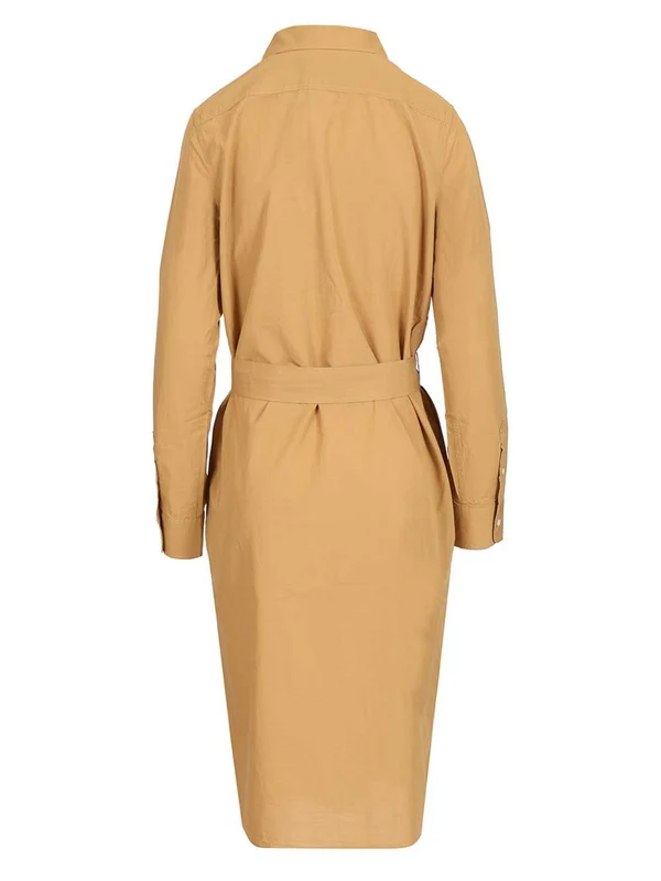 Polo Ralph Lauren Beige Midi Dress - Image 2