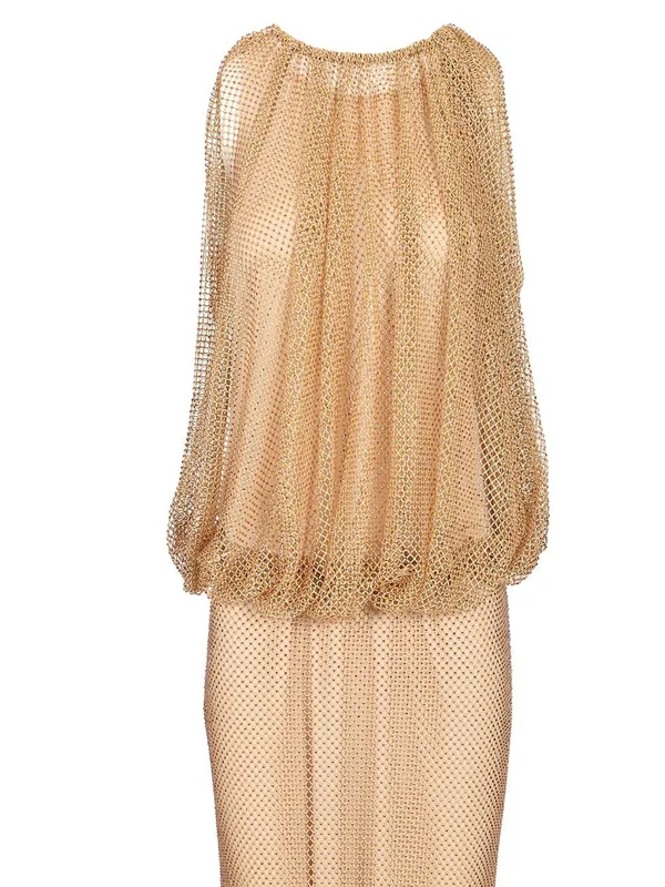 Sportmax Beige Midi Dress - Image 4
