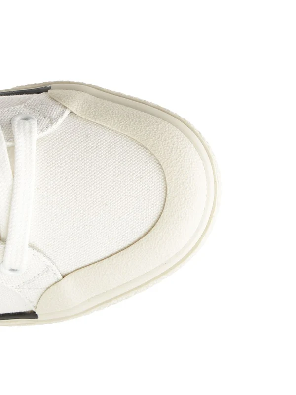 Celine White Low Top Sneakers - Image 4