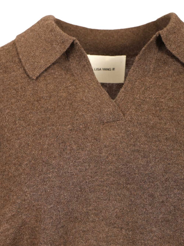 Lisa Yang Brown Knitted - Image 4