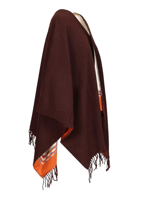 Ferragamo Brown Cape - Image 3