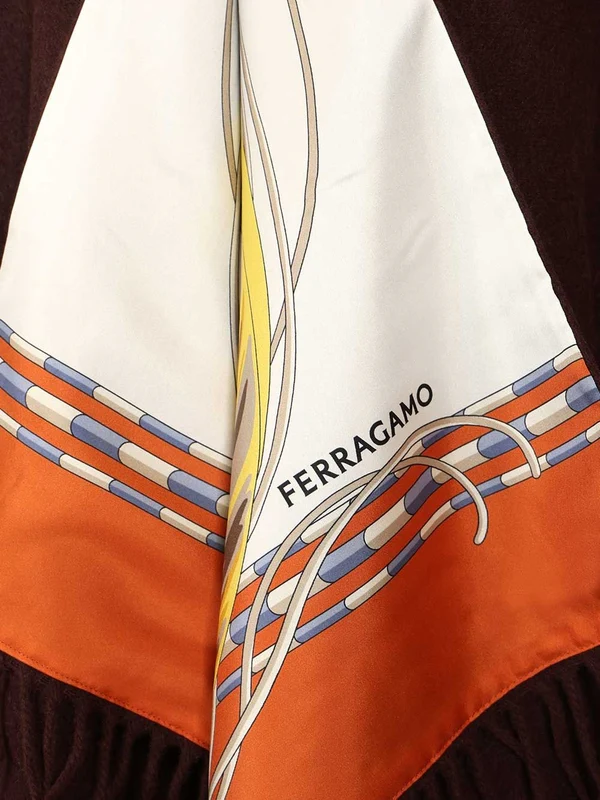 Ferragamo Brown Cape - Image 7