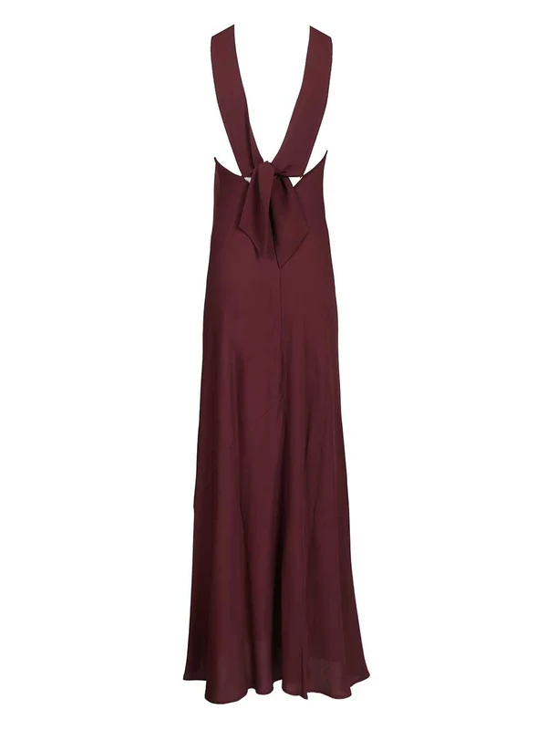 Forte_Forte Burgundy Long Dress - Image 2