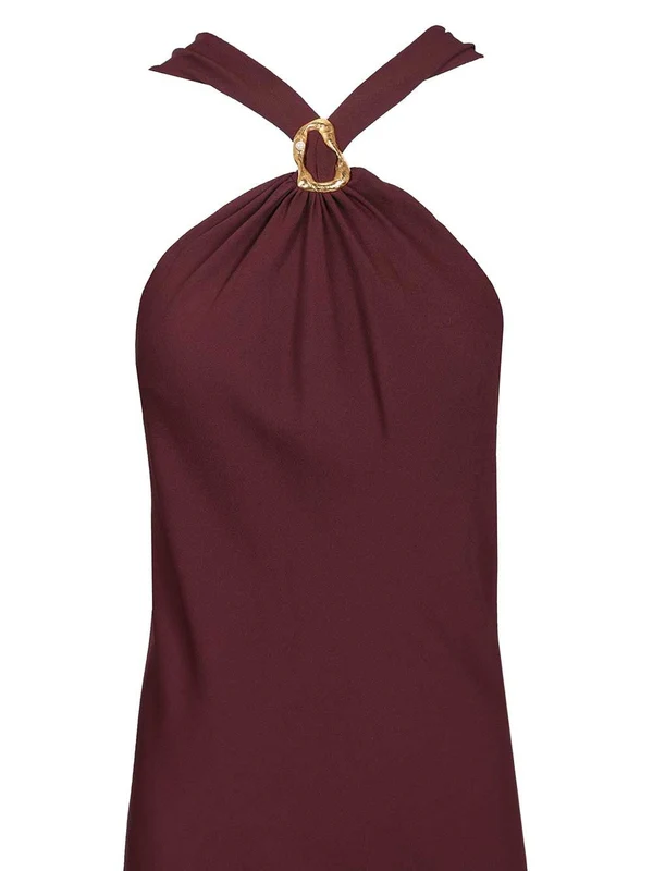 Forte_Forte Burgundy Long Dress - Image 4