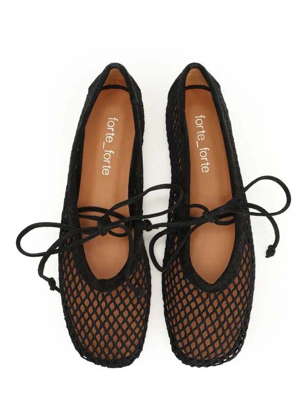 Forte_Forte Black Flat Shoes - Image 5