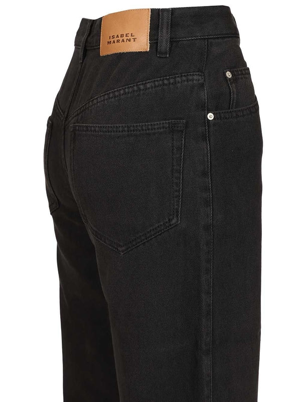 Isabel Marant Black Denim Pants - Image 4